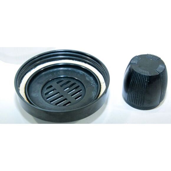 Vintage Art Deco Frosted Glass and Bakelite Empire Cocktail Shaker‎ - Picture 5 of 10